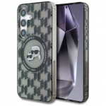 Muud kaubad Karl Lagerfeld  Case Karl Lagerfeld Button Karl&Choupette Heads On KL Pattern MagSafe Samsung Galaxy S25 black
