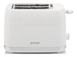 R&ouml;ster GORENJE  T850DPW Toaster, Power 850 W, 2 slots, White |