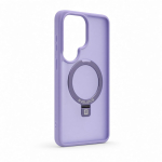 Tagakaaned Evelatus Samsung Galaxy S26 Ultra Shield Case With MagSafe & Stand Matte Ring Lavender Purple