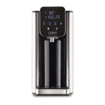 Veekeetja Caso  HW 666 Inox | Turbo Hot Water Dispenser | Electric | 2200-2600 W | 2.7 L | Plastic/Stainless Steel | Stainless steel/Black
