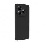 Tagakaaned Evelatus Xiaomi Redmi Note 14 Premium Magnetic Soft Touch Silicone Case Black