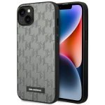 Tagakaaned Karl Lagerfeld  Karl Lagerfeld KLHCP14MSAKLHPG iPhone 14 Plus 6.7 "hardcase gray / gray Saffiano Mono Metal Logo