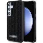 Tagakaaned Karl Lagerfeld  Karl Lagerfeld Rhinestone Metal Logo case for Samsung Galaxy S24 - black