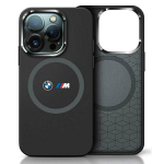 Muu telefoni lisavarustus BMW  BMW M Silicone Printed Ring MagSafe iPhone 16 Case - Black