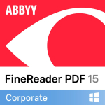 Tarkvara ABBYY  FineReader PDF 15 Corporate, Single User License (ESD), Subscription 3 years