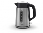 Veekeetja Bosch  Kettle DesignLine TWK4P440 Electric, 2400 W, 1.7 L, Stainless steel, 360&deg; rotational base, Stainless steel/Black