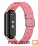 Rihm iLike Universal Mi Band 8 wristband bracelet Braided fabric strap Pink