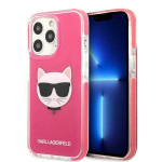 Tagakaaned Karl Lagerfeld  Karl Lagerfeld Choupette Head case for iPhone 13 Pro Max - fuchsia