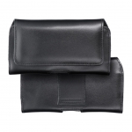 Universaal mobiiltasku OEM Horizontal Leather Belt Phone Pouch for iPhone 13 Pro Max / 14 Pro Max, Samsung Galaxy S21 Plus / S20 FE / A50 / A51 5G, Huawei P30 Pro / P40 Pro, Oppo A98 5G, Royal, Size XL, Black