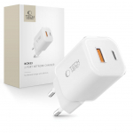 Kaabel Tech-Protect  Tech-Protect NCM33W 2-port PD33W/QC3.0 wall charger - white