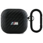 Muud kaubad BMW  BMW BMA4CMPUCA AirPods 4 cover black/black PU Carbon M Collection