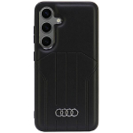 Tagakaaned Audi  Audi Synthetic Leather MagSafe S24 S921 black/black hardcase AU-TPUPCMS24-Q5/D1-BK