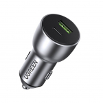 Adaptrid Ugreen Ugreen Car Charger USB / USB Type C Quick Charge 3.0 Power Delivery 36W 3A Gray (CD213 60980)
