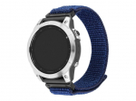 Rihm fixed | Sporty Strap for Garmin QuickFit 22mm | 160-210 mm | Dark blue | Nylon