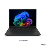 S&uuml;learvuti Lenovo ThinkPad T16 G5 AMD | Black | 16 " | IPS | 1920 x 1200 pixels | WUXGA | Anti-glare | AMD Ryzen AI 5 PRO | 440 | 16 GB | SODIMM DDR5 | Solid-state drive capacity 512 GB | AMD Radeon 840M Graphics | Windows 11 Pro | 802.11be | Bluetoo ...