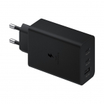 Adaptrid Samsung  Samsung charger 2x USB Type C / USB PPS, Power Delivery PD 65W, QC 3.0, AFC, FCP black (EP-T6530NBEGEU)
