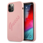 Tagakaaned Guess  Guess GUHCP12LLSVSPI iPhone 12 Pro Max 6.7" pink/pink hardcase Script Vintage