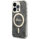 Tagakaaned Guess  Guess IML 4G MagSafe case for iPhone 15 Pro - black