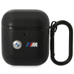 Tagakaaned BMW BMW BMA222PVTK AirPods 1/2 cover black/black Leather Curved Line