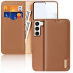 Tagakaaned Dux Ducis  Dux Ducis Hivo case Samsung Galaxy S23+ flip cover wallet stand RFID blocking brown