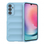 Tagakaaned Hurtel  Magic Shield Case for Samsung Galaxy A24 4G flexible armored cover light blue