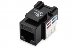 &Uuml;leminek Digitus  Class E CAT 6 Keystone Jack  DN-93601 Unshielded RJ45 to LSA, Black
