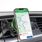 Automaatne hoidja SBS  Smartphone holder with wireless charger SBS TESUPMAGWIR15W for air vent, compatible with MagSafe - black