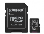 Muu arvutitarvik Kingston  MEMORY MICRO SDXC 64GB UHS-I/W/ADAPTER SDCS3/64GB