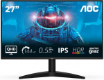 Monitorid AOC | Q27B36X | 27 " | IPS | QHD | 16:9 | 144 Hz | 4 ms | 2560 x 1440 pixels | 300 cd/m&sup2; | HDMI ports quantity 1 | Black