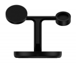 Dokkimisjaamad Baseus Swan 3v1 Wireless Magnetic Charging Bracket 20W (No Adapter) Black