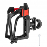 Jalgratta tarvik Rockbros Rockbros 31210029 Motorcycle Bottle Holder - Black and Red