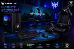 Personaalarvuti Acer  | Predator Ultimate Gaming Set | Orion 3000 + X34 V3 + PGC371 + Aethon 700 + Galea 550 + Cestus 333 + PMP470 | Desktop Set | Tower | In |