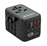Adaptrid Verbatim  Verbatim GAN III UTA-05 2 X USB-C PD 65W & QC 4+ / 2 X USB-A
