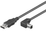Kaabel microconnect  MicroConnect  USB2.0 A-B 2m M-M USB B male angled