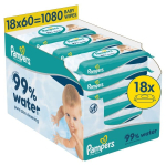 Teine toode Pampers  Pampers Aqua mitras salvetes zidainiem  18 iepak.  1080 gab. 80871792 (8006530116374)
