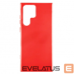 Tagakaaned Evelatus Samsung Galaxy S22 Ultra Premium Soft Touch Silicone Case Chinese red