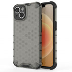 Tagakaaned Hurtel  Honeycomb case for iPhone 14 Plus armored hybrid cover black