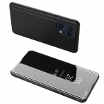 Tagakaaned Hurtel Clear View Case cover for Oppo Find X5 Pro cover with a flap black