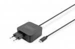 Kaabel Digitus Notebook Charger USB-C Power supply 65W PD3.0 DA-10071 1.2 m, Black