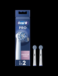 Hambahari Oral-B | Replaceable toothbrush heads | EB60X-2 Sensitive Clean Pro | Heads | For adults | Number of brush heads included 2 | White