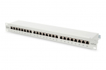 Muud kaubad Digitus Patch Panel DN-91624S White, 48.2 x 4.4 x 10.9 cm, Category: CAT 6; Ports: 24 x RJ45; Retention strength: 7.7 kg; Insertion force: 30N max