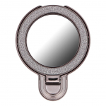 Muu OEM  Phone stand CIRCLE MIRROR - stick-on - black