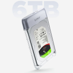 Muu arvutitarvik Orico Orico TX25C3 2.5" HDD/SSD USB-C 5Gb/s Disk Drive - Transparent