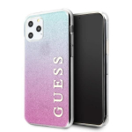 Tagakaaned Guess  Guess GUHCN58PCUGLPBL iPhone 11 Pro rose blue/pink blue hard case Glitter Gradient