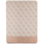 Tagakaaned Guess  Guess 4G Stripe Allover case for iPad Pro 12.9" - pink