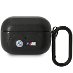 Tagakaaned BMW  BMW BMAP22PVTK AirPods Pro cover black/black Leather Curved Line