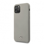 Tagakaaned Mercedes-Benz Apple iPhone 11 Pro Liquid Silicone Case Grey