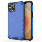 Tagakaaned Hurtel  Honeycomb case for iPhone 14 Plus armored hybrid cover blue