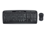 Arvuti klaviatuur Logitech  Wireless Keyboard and Mouse Combo, US INT, Black