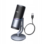Teine toode Ugreen Galda USB-C mikrofons 24bit/96kHz ar RGB apgaismojumu UGREEN/35629 (6941876236299)